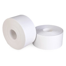 2.83" x 450' Water-Activated (Gummed) Tape, 30 lbs. Break Strength, White Color